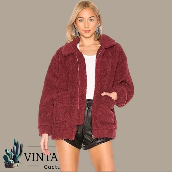 I am gia burgundy pixie coat hotsell